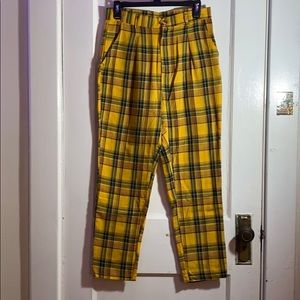 Plaid pants